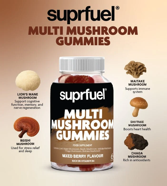 Caramelle gommose multi-fungo Suprfuel