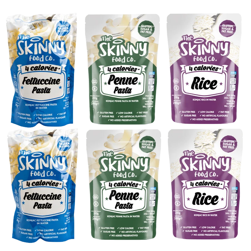 Pacchetto Ultimate Pasta e Riso Ipocalorici - 6 x 3 Gusti