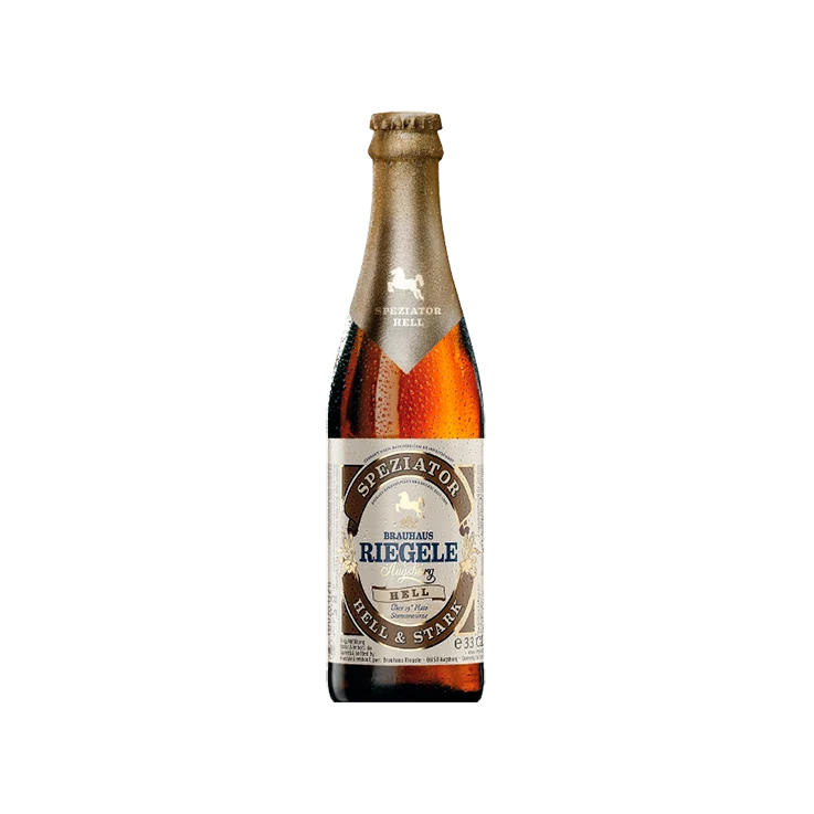 RIEGELE SPEZIATOR BOCK HELL bottiglia 0,33L