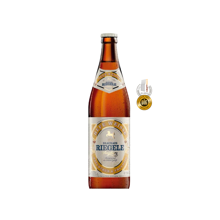 RIEGELE HEFE-WEIZEN bottiglia 0,50L
