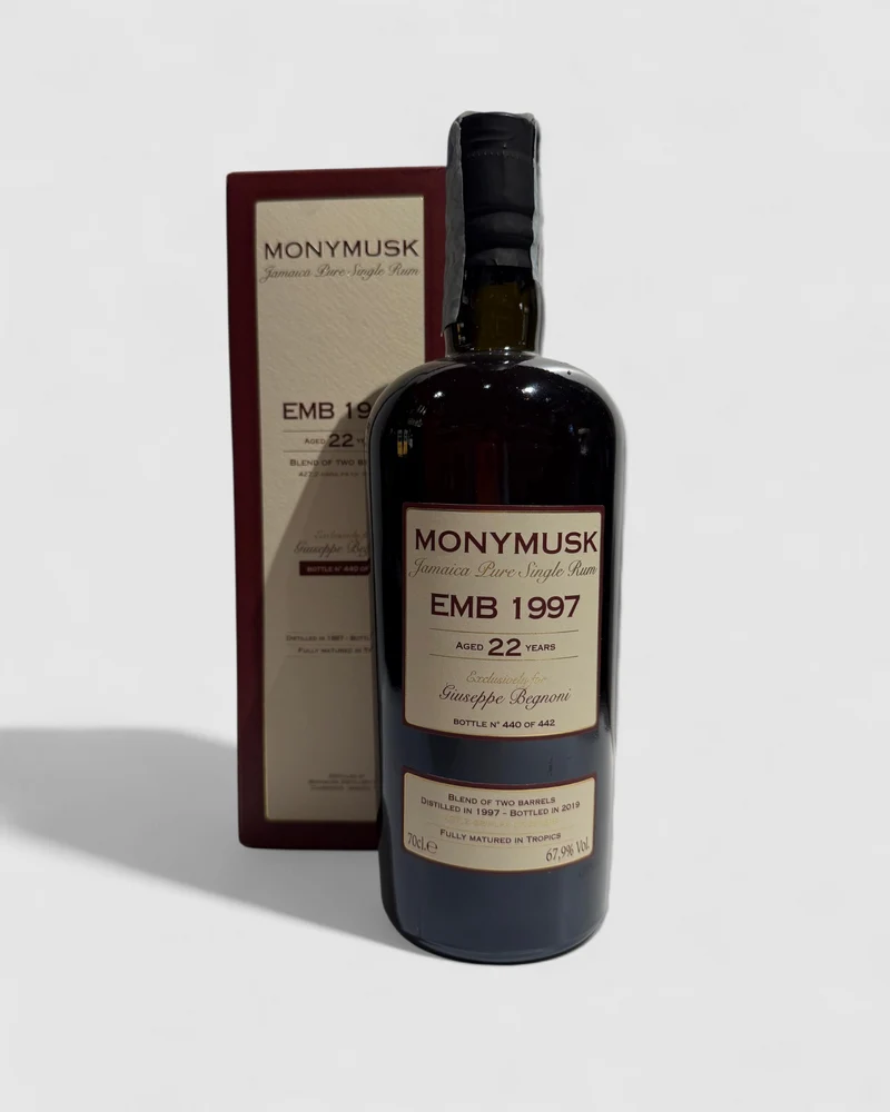 Monymusk EMB 1997 Velier 22 Year Old / Giuseppe Begnoni - Bottle n. 440 of 442