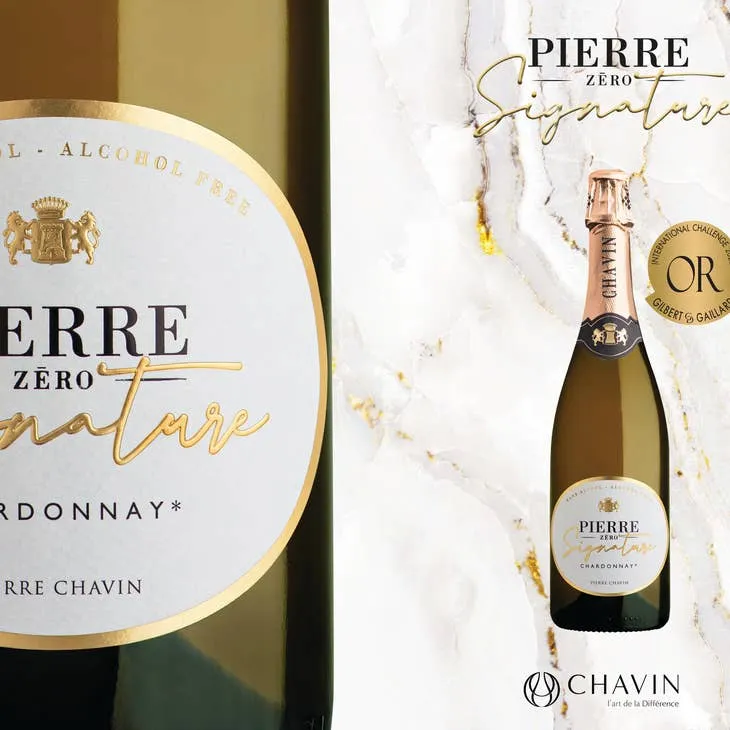 Effervescent blanc Pierre Zéro Signature 0,5% sans alcool