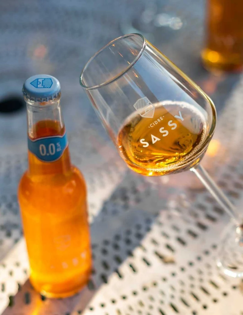 Cidre bio Maison Sassy sans alcool 0,0%