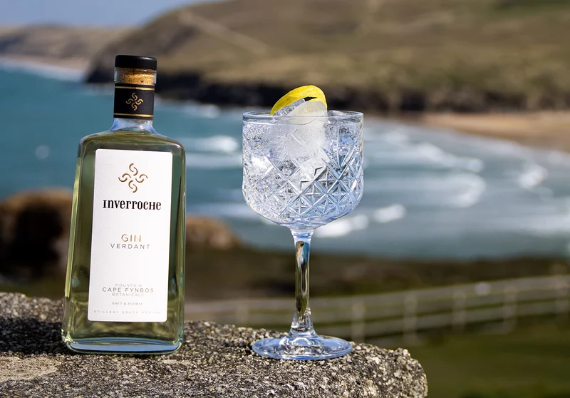 Inverroche Verdant Gin, Super-preium Gin dal Sud Africa, vol 43%, 70CL