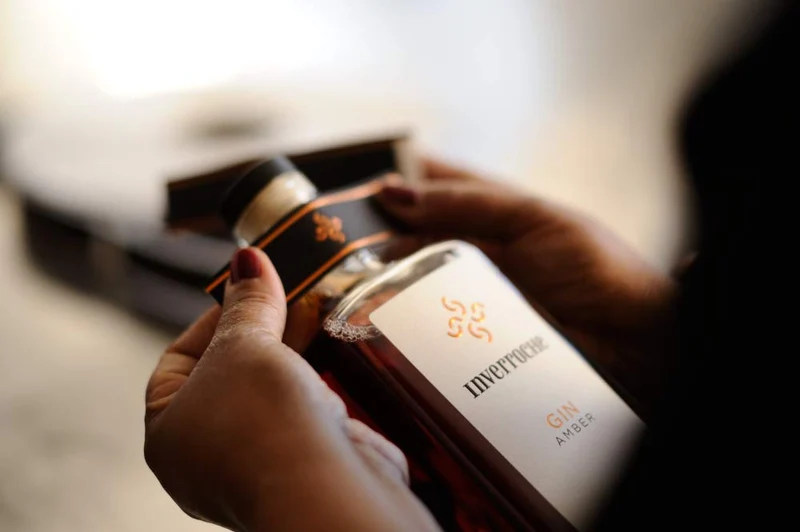 Inverroche Amber Gin, Super-preium Gin dal Sud Africa, vol 43%, 70CL