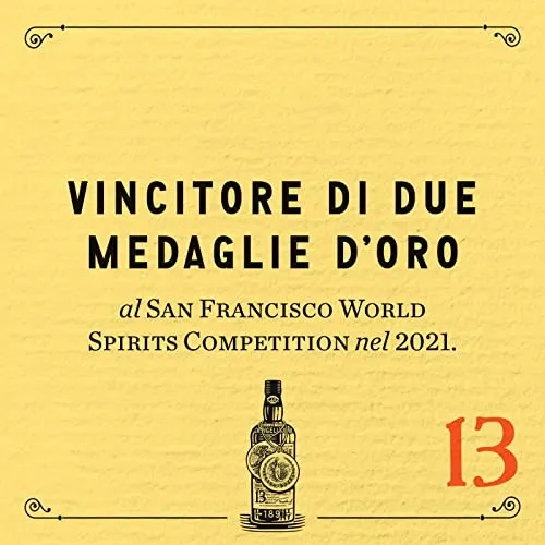 Craigellachie 13 Anni Speyside Scotch Single Malt Whisky con astuccio regalo, affinato in botti di Sherry e Bourbon, Vol. 46%, 70 cl / 700 ml