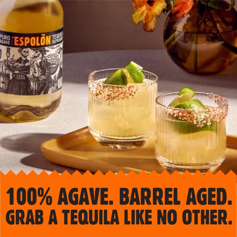 Espolòn - Tequila Reposado, 70 cl, Tequila 100% Agave Invecchiata 6 Mesi, 40% Vol