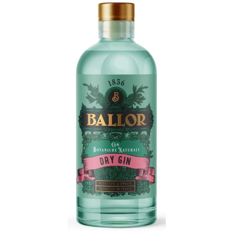 BALLOR 1856 DRY GIN CON BOTANICHE NATURALI 70 CL