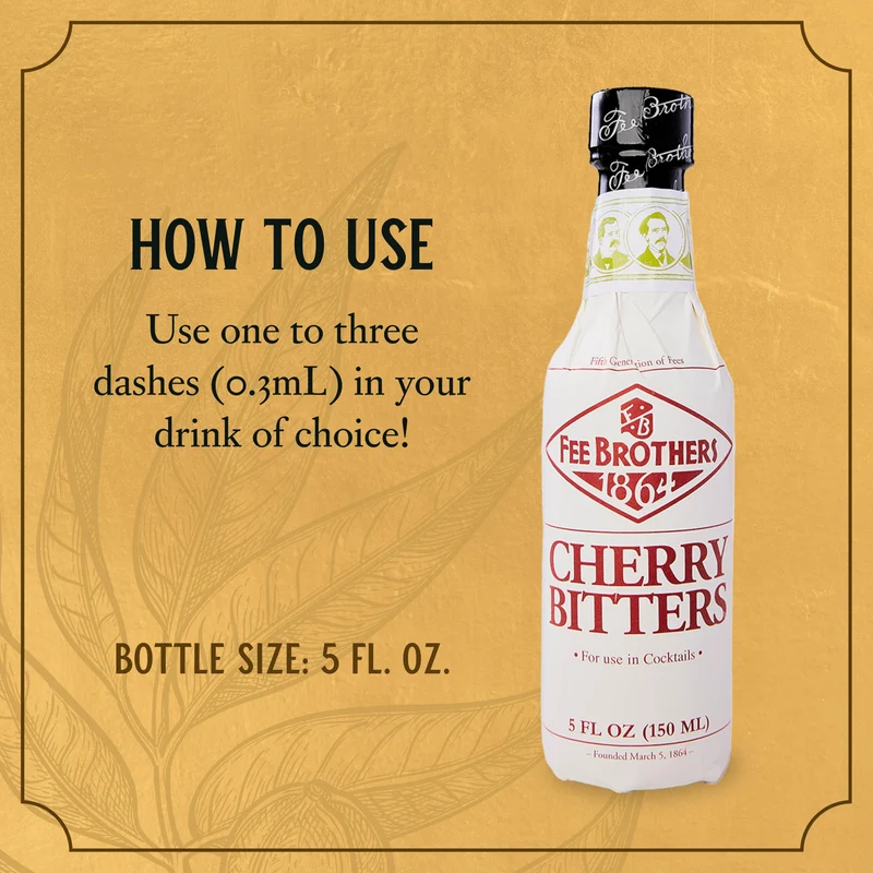 FEE BROTHERS 1864 BITTERS CHERRY Bitter aromatizzante CL.10