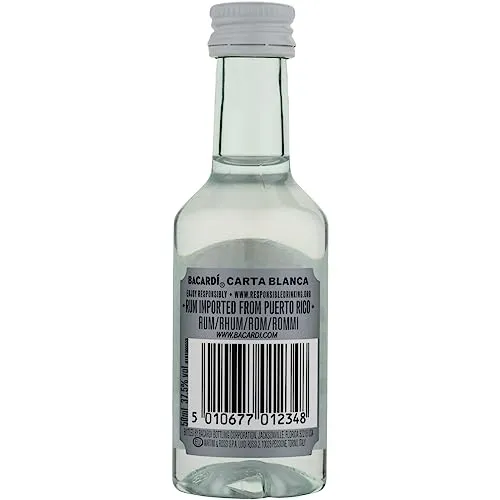 BACARDÍ Carta Blanca White Rum, Rum Bianco dei Caraibi
