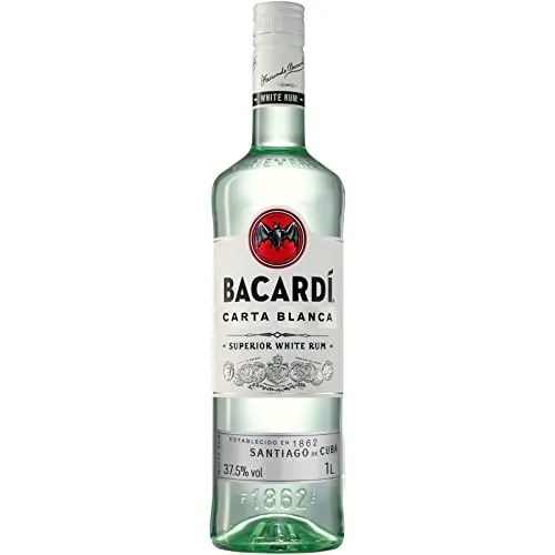 BACARDÍ Carta Blanca White Rum, Rum Bianco dei Caraibi
