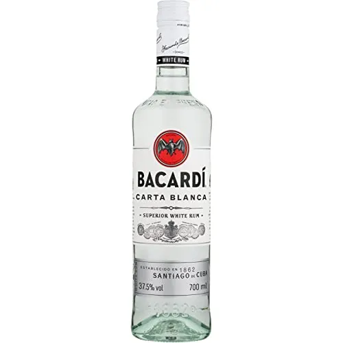 BACARDÍ Carta Blanca White Rum, Rum Bianco dei Caraibi