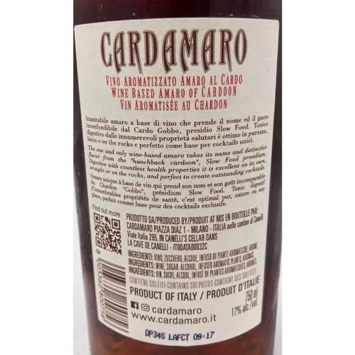 Cardamaro - 750 Ml
