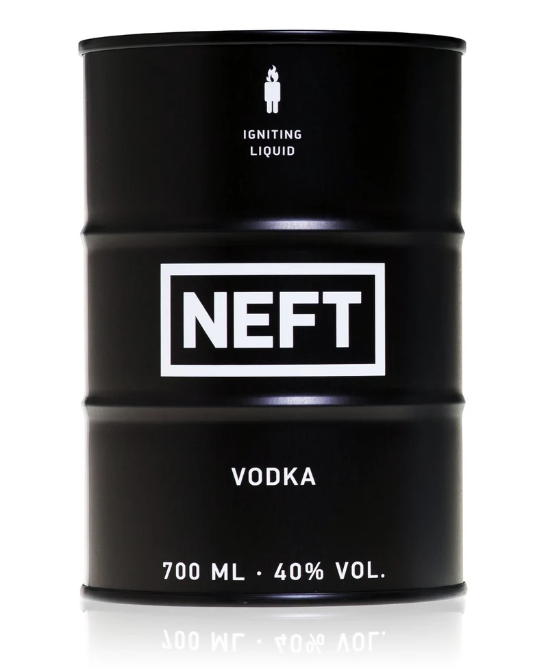 NEFT Vodka Black Barrel 40% Vol. 0,7l