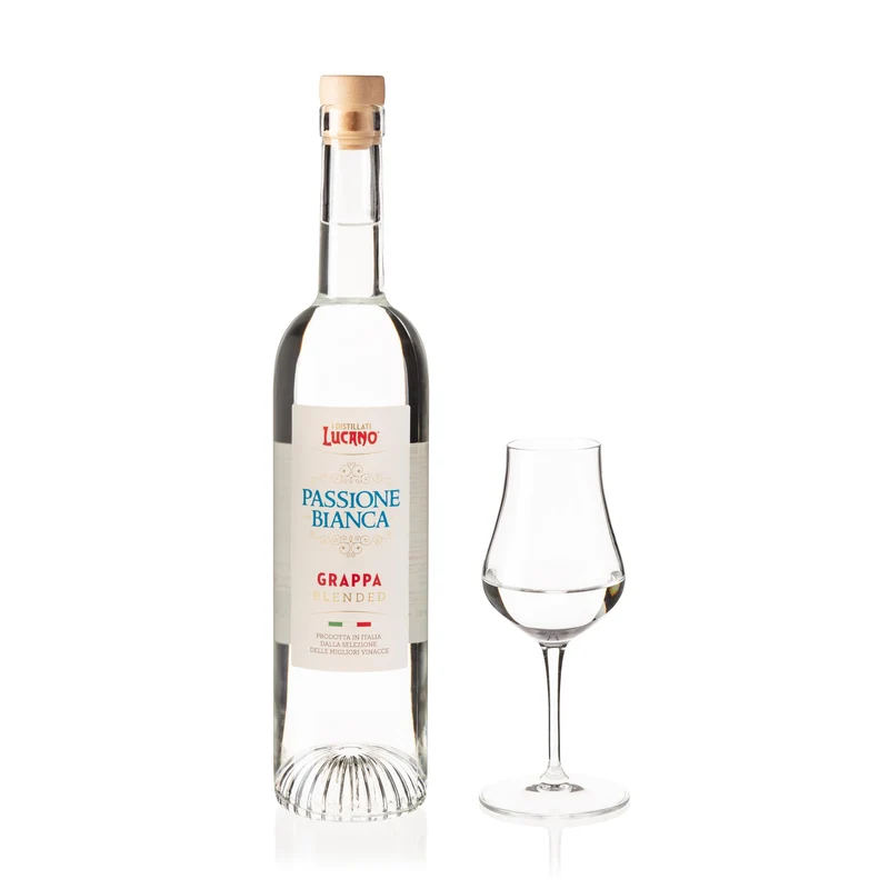 Lucano - Grappa Passione Bianca 40% ITL - Bottiglia da 70 cl