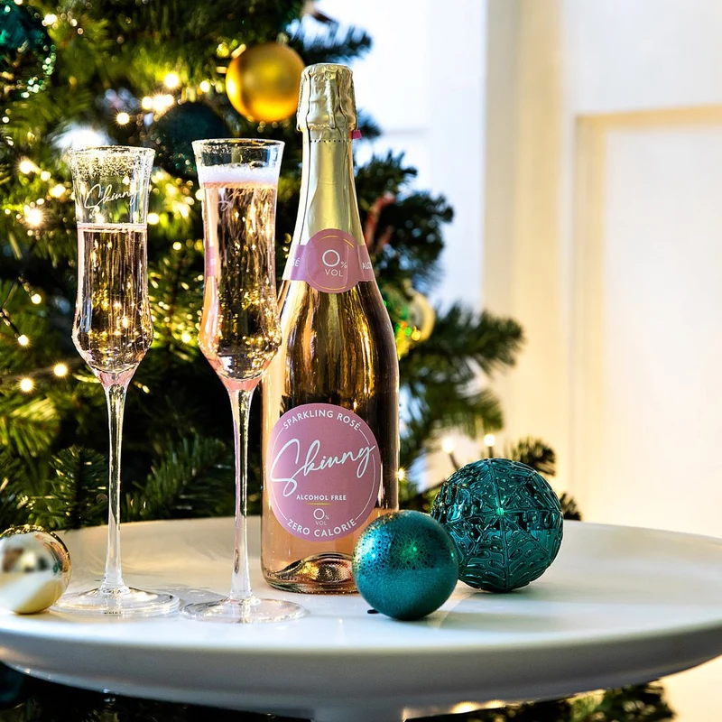Skinny Sparkling Rose Prosecco Analcolico - 75cl (Zero Calorie)