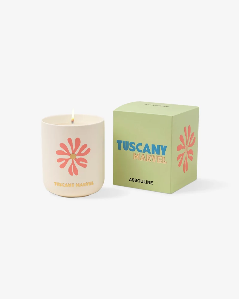 Tuscany - Candle and Book Gift Set
