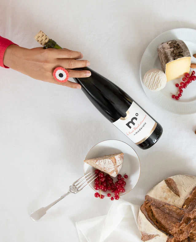 Vin rouge Merlot-Tannat sans alcool 0,5% - La Cuvée Révolutionnaire de Moderato