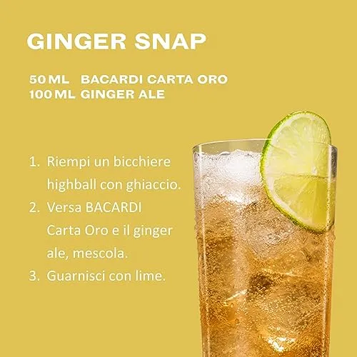 BACARDÍ Carta Oro Gold Rum, Rum dei Caraibi