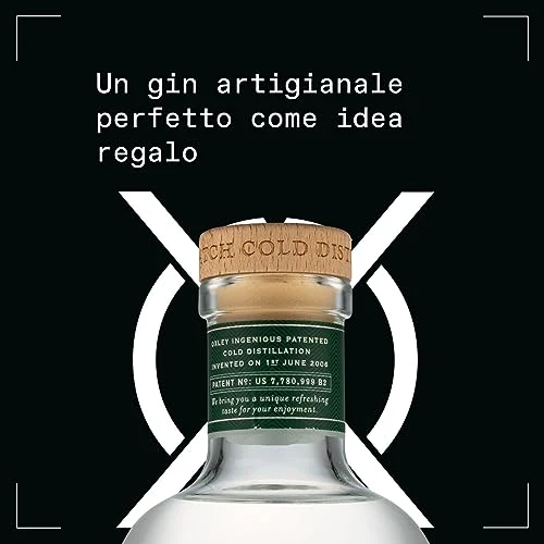 Oxley Small Batch Premium Gin, 47% Vol., 70cl / 700ml, distillato a freddo a temperature glaciali per esaltare al massimo i botanical