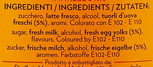 Zabov Moccia Zabaglione all'uovo, 1 L