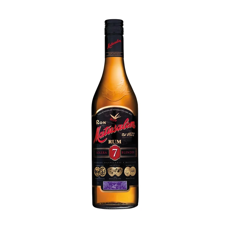 Matusalem Solera 7 70cl - Rum Dorato Eccezionalmente Versatile. 40% vol.