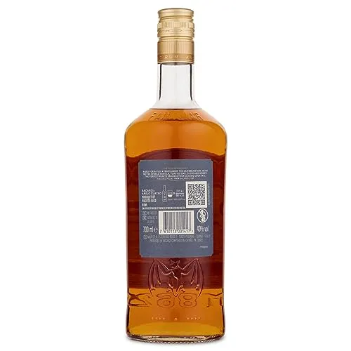 BACARDÍ Anejo 4 Year Old Premium Caribbean Rum, Vol. 40%, 70 cl / 700 ml, pregiato rum invecchiato 4 anni in botti di rovere sotto al sole dei Caraibi