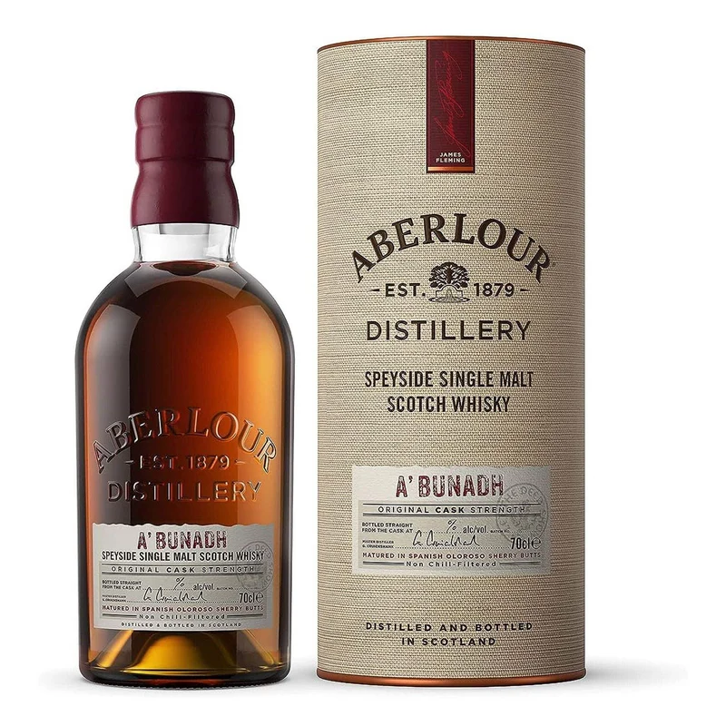 Aberlour A 'Bunadh Scotch Whisky, 70cl, con confezione regalo