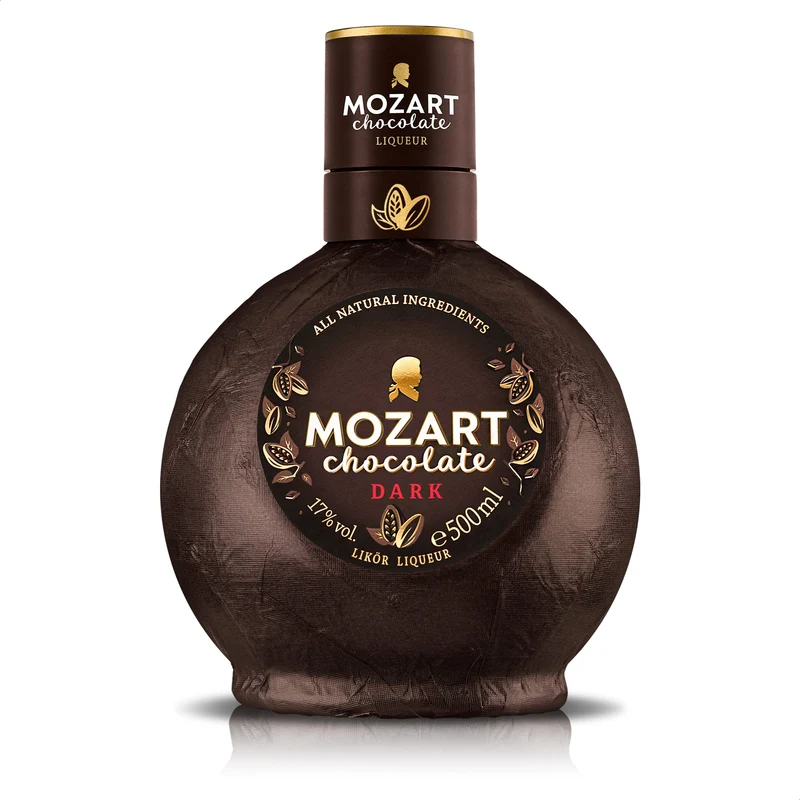 Mozart Chocolate Liqueurs "Dark Chocolate" Liquore Di Cioccolato Fondente - Mozart Distillery - 700 ml