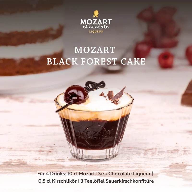 Mozart Chocolate Liqueurs "Dark Chocolate" Liquore Di Cioccolato Fondente - Mozart Distillery - 700 ml