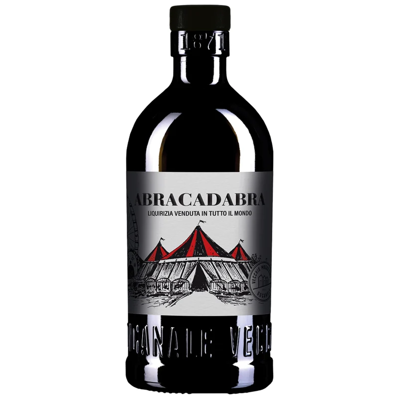 Abracadabra, Liquore alla Liquirizia, 500 ml, con Note Sapide e Balsamiche, Da Bere a Fine Pasto, Liquore a Base di Liquirizia Calabrese DOP, Bollitura con Metodo Ancestrale, Idea Regalo, 25% Vol.