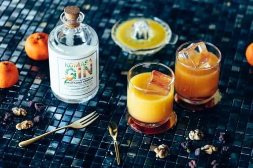 Komasa Gin SAKURAJIMA KOMIKAN 40% Vol. 0,5l in Giftbox