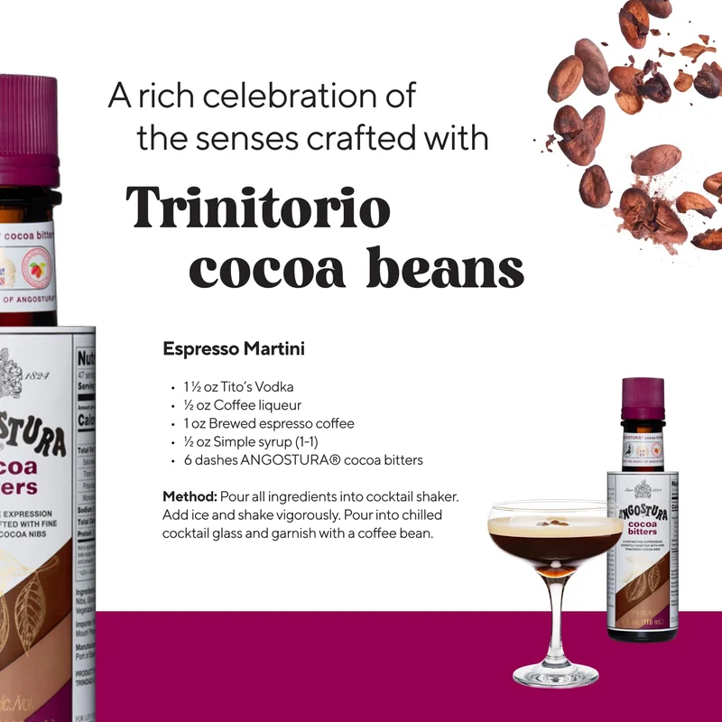 Angostura Cocoa Bitters 48%, 100 ml