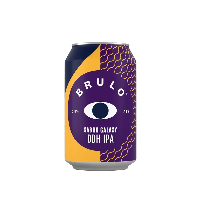 Bière Brulo Sabro Galaxy IPA sans alcool 0.5%