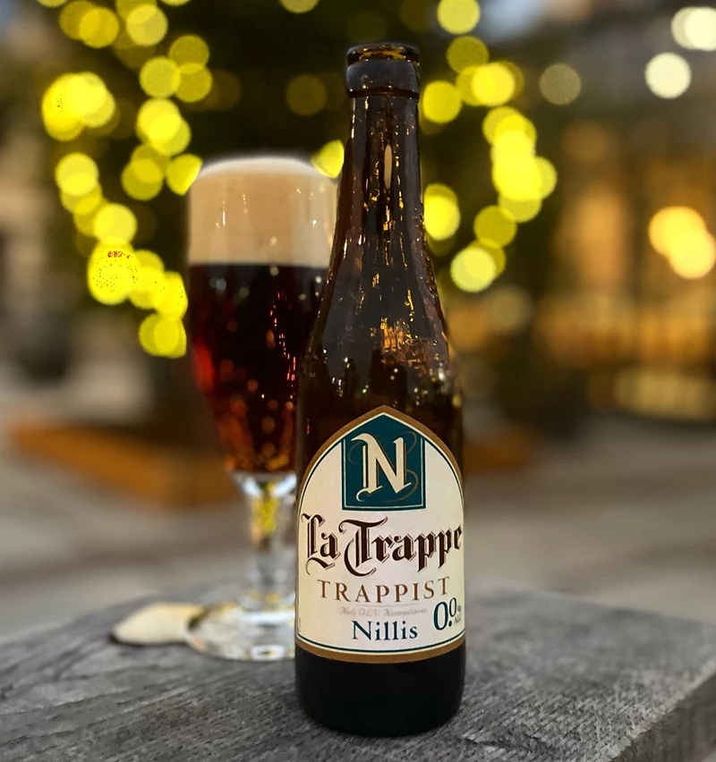 Bière ambrée La Trappe Nillis sans alcool 0,0%