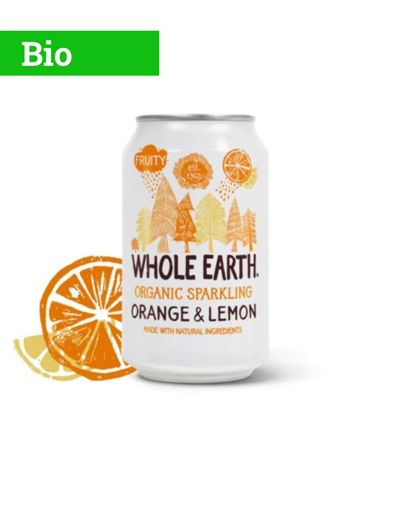 Whole Earth | Orange & Lemon | 33cl | Bio