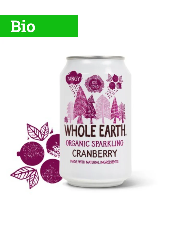 Whole Earth | Cranberry | 33cl | Bio