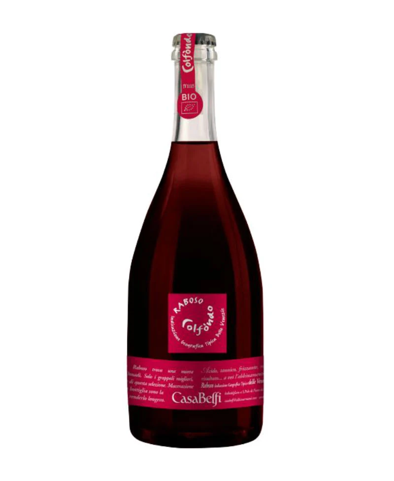 Rosso Naturalmente Frizzante Sui Lieviti M.f. B Io* - Casa Belfi