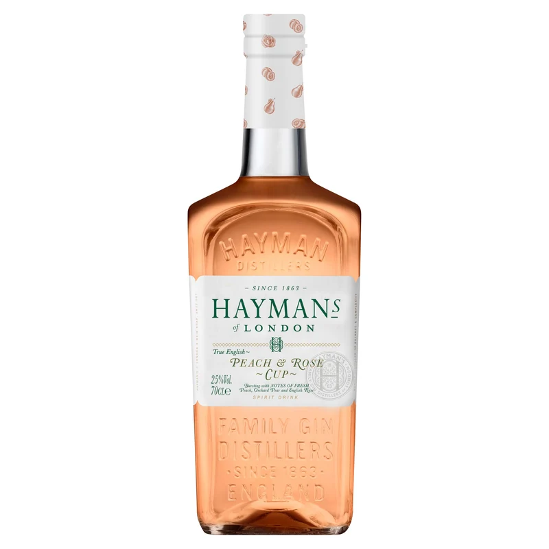 Hayman's of London PEACH & ROSE CUP 25% Vol. 0,7l