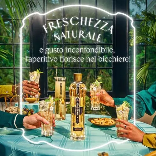 St-Germain Liquore Artigianale ai Fiori di Sambuco e Hugo Cocktail Kit con liquore
