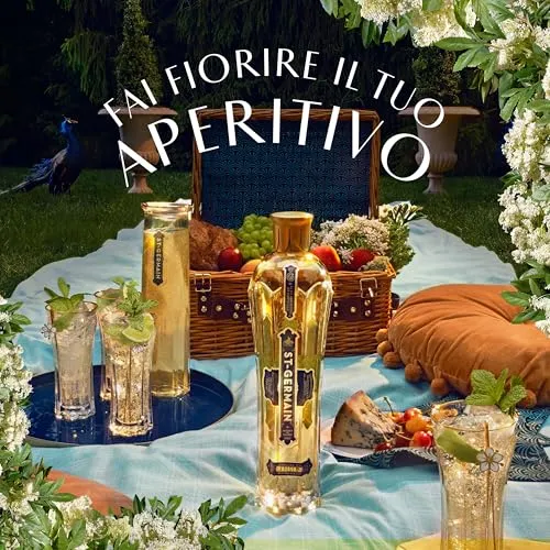 St-Germain Liquore Artigianale ai Fiori di Sambuco e Hugo Cocktail Kit con liquore
