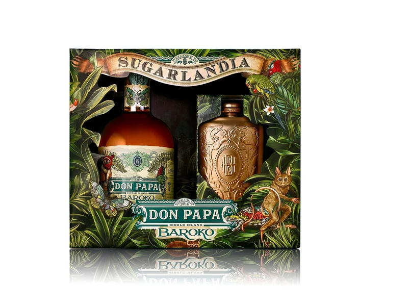 Don Papa Baroko, Bottiglia