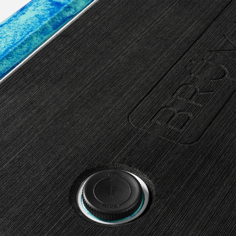 BrüTank 55-Quart Rolling Cooler | Ocean Swirl