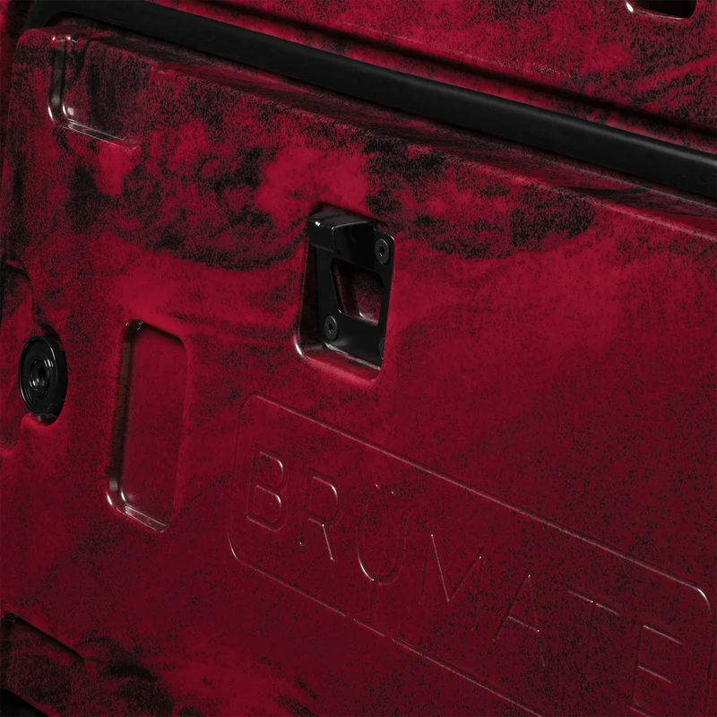 BrüTank 55-Quart Rolling Cooler | Red & Black Swirl