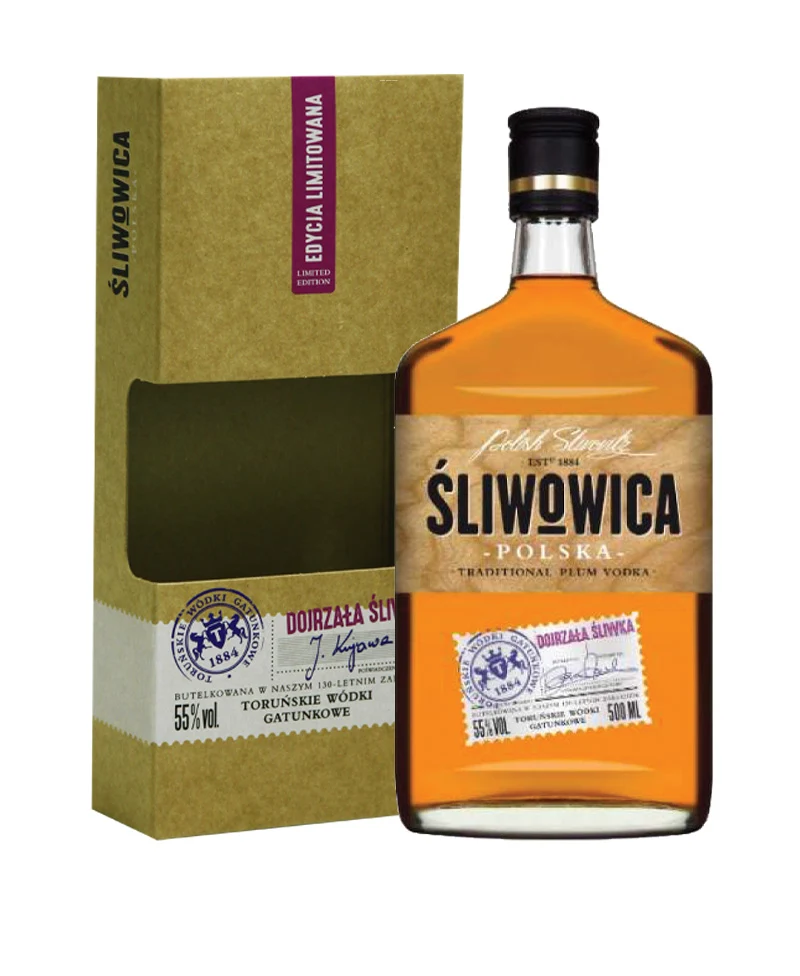 Sliwowika Traditional Plum Vodka Astucciato - Torunskier Wodki
