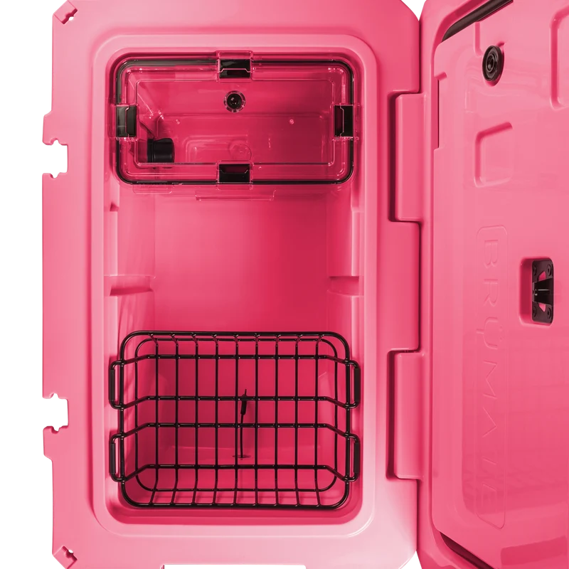 BrüTank 55-Quart Rolling Cooler | Neon Pink