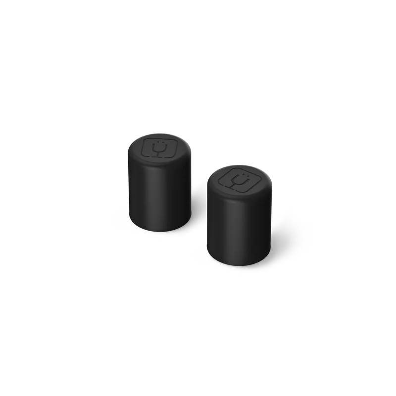 Magnetic Straw Cover | Black | 2-Pack