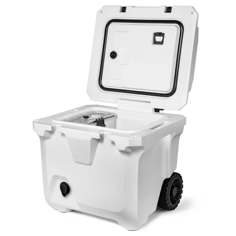 BrüTank 35-Quart Rolling Cooler | Ice White