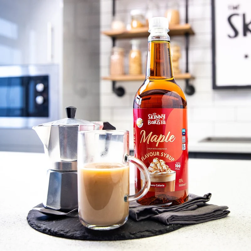 Sciroppo d'acero Skinny Barista - Caffè magro senza zucchero e senza calorie - 1 litro (edizione limitata)