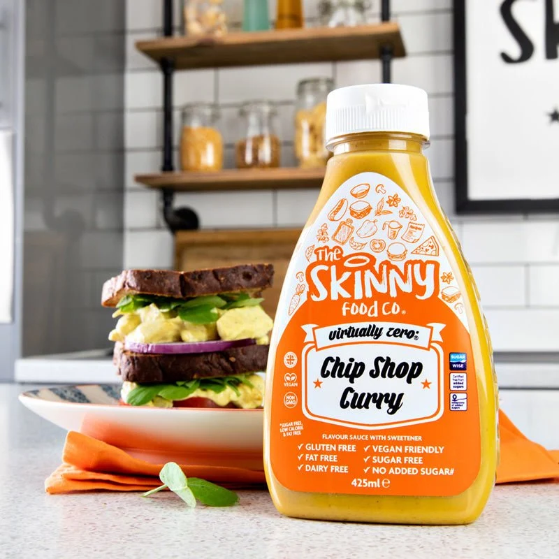 Case Chip Shop Curry Virtually Zero© Calorie Skinny Sauce - 425 ml x 6 unità